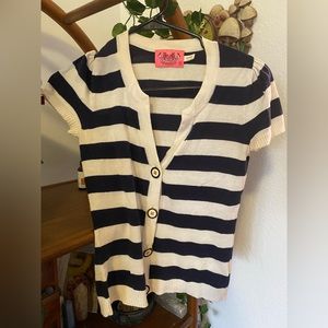 Juicy couture striped button up